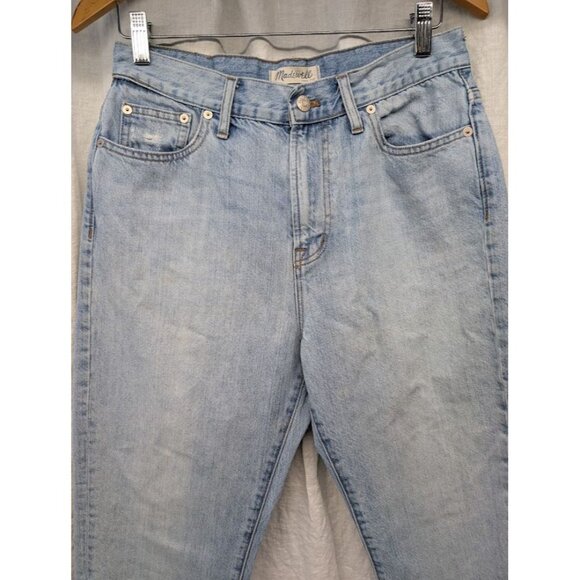 Madewell Womens The Perfect Summer Jean Size 29 Light Wash Distressed J4 - Picture 2 of 10